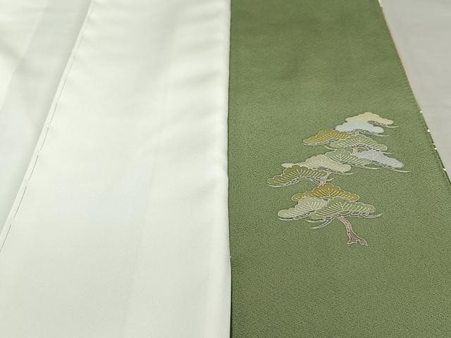 平和屋着物●豪華色留袖 友禅 作家物 修平 松竹梅人物文 暈し染め 金彩 正絹 逸品 AAAZ0073zg