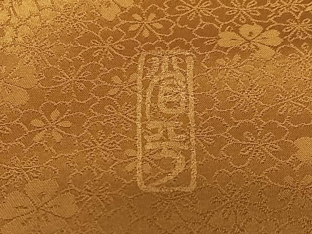 平和屋着物▽金彩友禅作家 金彩の魔術師 堀省平 金煌織 振袖 草花文 銀彩 十二単衣風 正絹 逸品 AAAZ0082zg