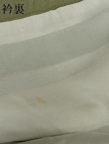 平和屋着物●上質な紬 色無地 鶸茶色 正絹 逸品 AAAZ0149zg
