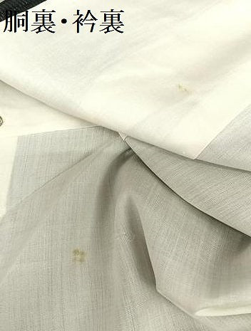 平和屋着物●本場大島紬 麻の葉文様 正絹 逸品 AAAZ0164zg