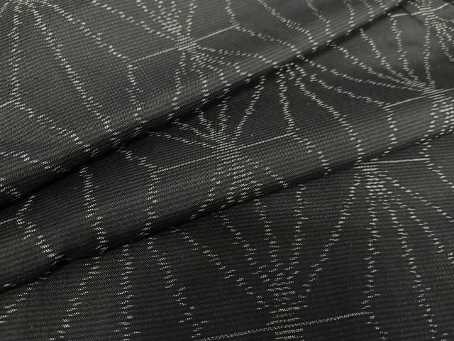 平和屋着物●本場大島紬 麻の葉文様 正絹 逸品 AAAZ0164zg