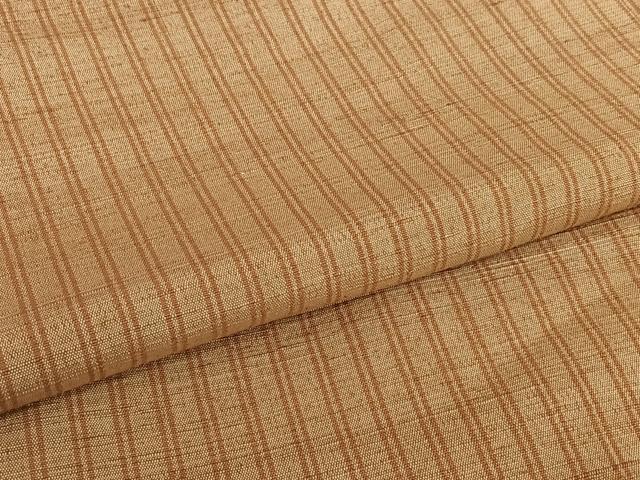 平和屋着物●上質な紬 縞 正絹 逸品 AAAZ0232zg