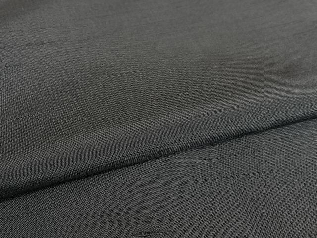平和屋着物●男性 色紋付 アンサンブル 紬地 色無地 青褐色 正絹 逸品 AAAZ0248zg