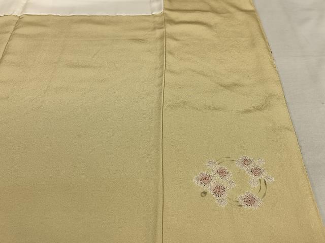 平和屋着物●十日町 名門 滝泰謹製 訪問着 手描き 絞り 刺繍 宝尽くし花蝶文 暈し染め 金彩 正絹 逸品 AAAZ0251zg