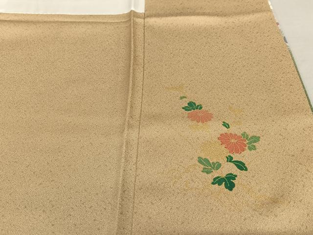 平和屋着物●訪問着 地紙重ね花文 暈し染め 金彩 正絹 逸品 AAAZ0258zg