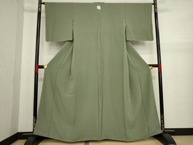 平和屋着物●上質な色無地 岩井茶色 正絹 逸品 未使用 AAAZ0608ck