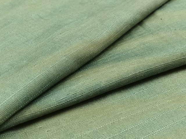 平和屋着物▽上質な紬 単衣 霞文 正絹 逸品 AAAZ0708jh