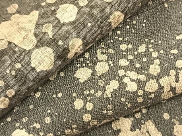 平和屋着物▽生紬 単衣 霞文 正絹 逸品 AAAZ1397fy