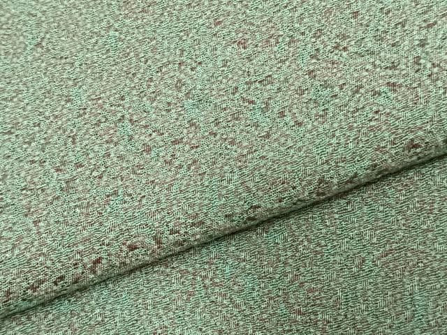 平和屋着物▽上質な小紋 単衣 幾何学文様 正絹 逸品 AAAZ1399fy