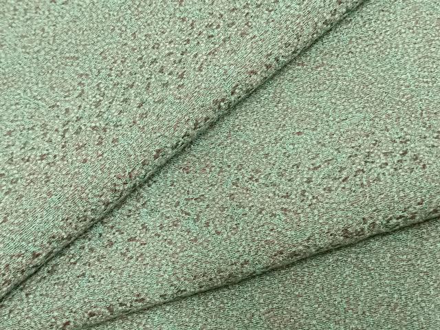 平和屋着物▽上質な小紋 単衣 幾何学文様 正絹 逸品 AAAZ1399fy