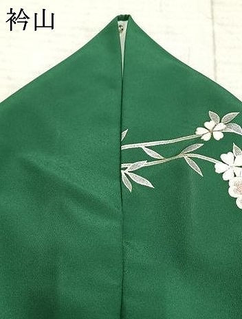 平和屋着物▽訪問着 単衣 扇面花鳥文 金彩 洗える着物 AAAZ1403fy