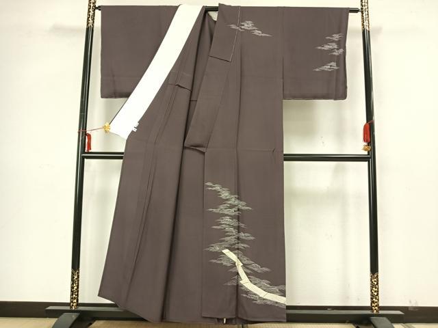 平和屋着物▽訪問着 単衣 筏文 金彩 高島屋扱い 正絹 逸品 未使用 AAAZ1408fy