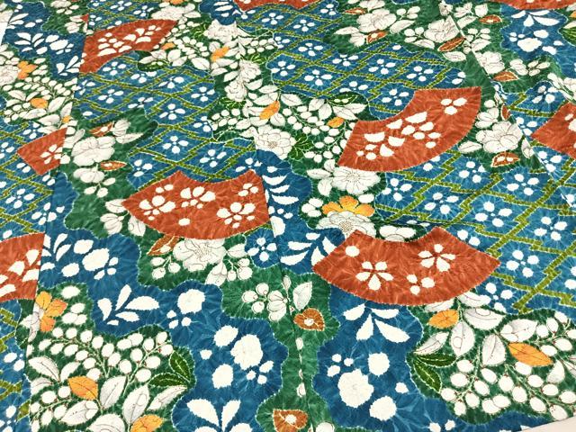 平和屋着物▽上質な小紋 単衣 辻が花 正絹 逸品 AAAZ1445fy