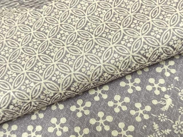 平和屋着物▽訪問着 単衣 花鳥文 正絹 逸品 AAAZ1465fy