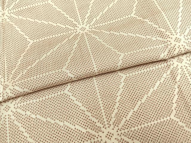 平和屋着物▽本場大島紬 単衣 7マルキ 麻の葉文様 正絹 逸品 AAAZ1467fy