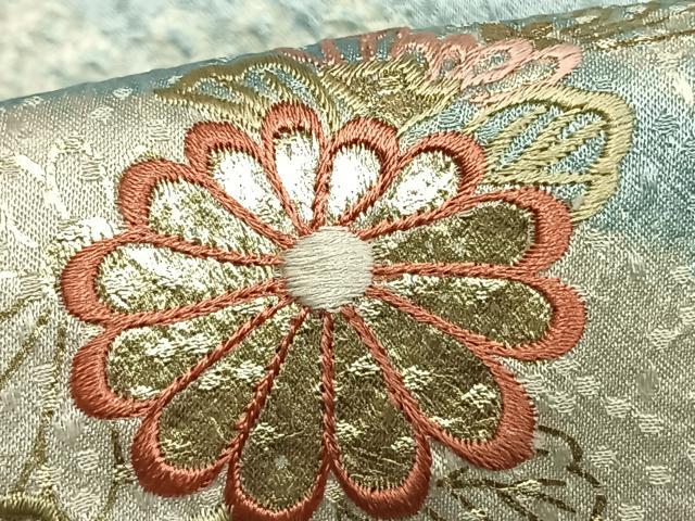 平和屋着物▽創業460年・千總 訪問着 単衣 絞り 刺繍 草花文 金彩 正絹 逸品 未使用 AAAZ1472fy