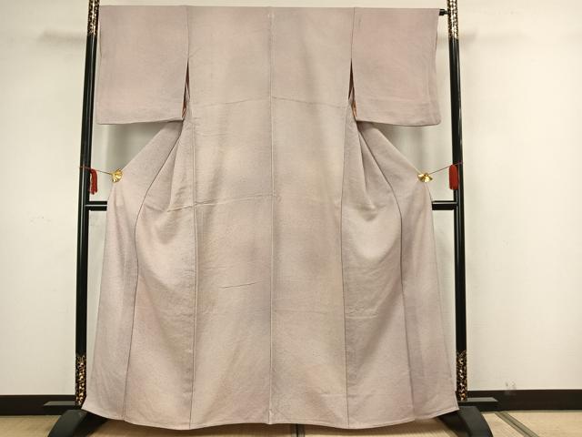 平和屋着物▽上質な小紋 単衣 霞文 正絹 逸品 AAAZ1498fy