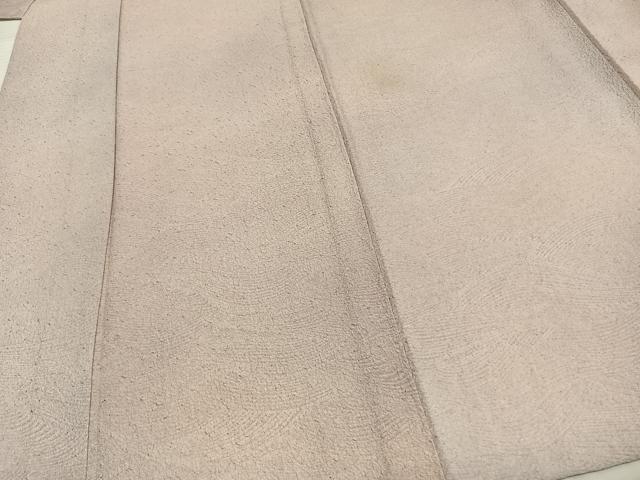 平和屋着物▽上質な小紋 単衣 霞文 正絹 逸品 AAAZ1498fy