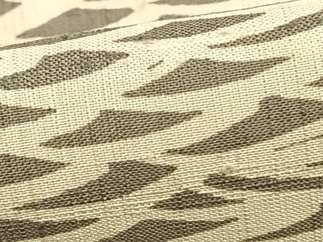 平和屋着物▽訪問着 単衣 生紬 幾何学文様 正絹 逸品 AAAZ1513fy