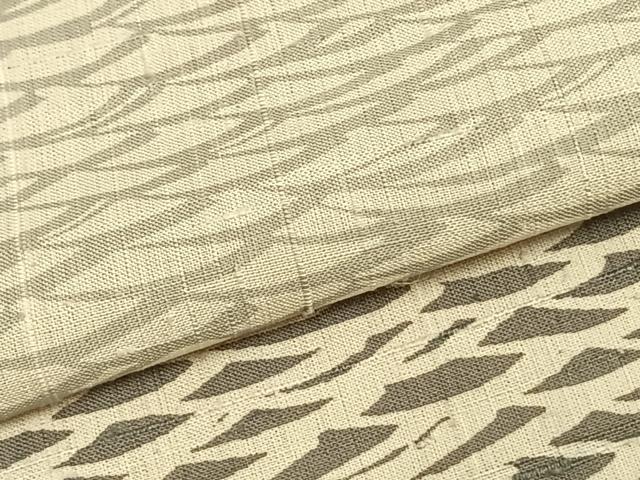 平和屋着物▽訪問着 単衣 生紬 幾何学文様 正絹 逸品 AAAZ1513fy