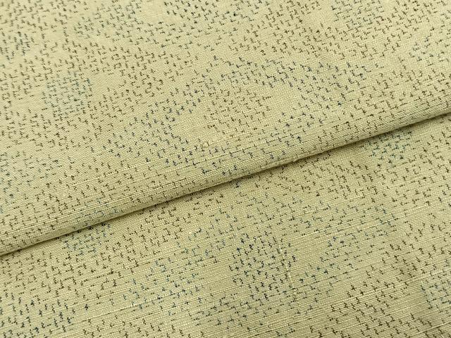 平和屋着物▽上質な紬 単衣 菱文 正絹 逸品 AAAZ1522fy