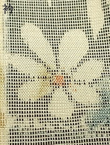平和屋着物▽上質な紬 単衣 草花間道 正絹 逸品 AAAZ1572fy