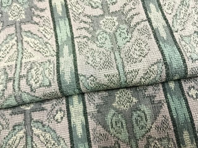 平和屋着物▽本場塩沢結城 単衣 花間道 証紙付き 正絹 逸品 AAAZ1581fy