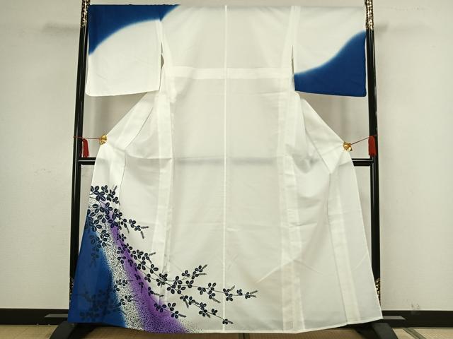 平和屋着物▽訪問着 単衣 萩文 洗える着物 AAAZ1642fy