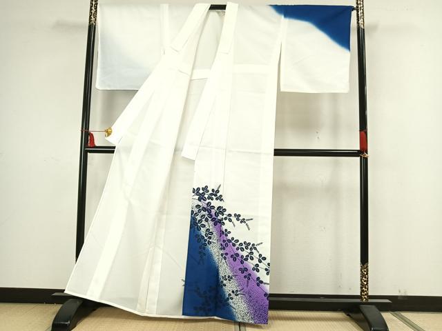 平和屋着物▽訪問着 単衣 萩文 洗える着物 AAAZ1642fy
