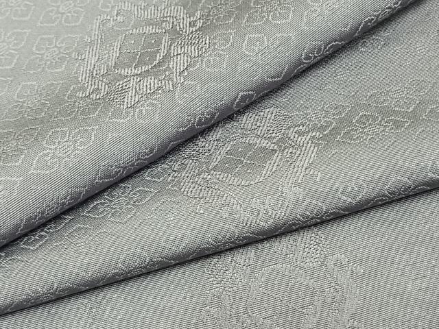 平和屋着物▽上質な色無地 単衣 吉祥地紋 薄色 正絹 逸品 AAAZ1661fy