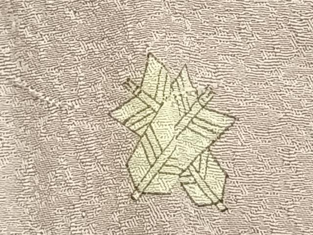 平和屋着物▽上質な色無地 単衣 紋意匠 桜色 正絹 逸品 AAAZ1678fy