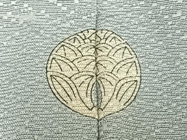 平和屋着物▽上質な色無地 単衣 藍白色 正絹 逸品 未使用 AAAZ1702fy