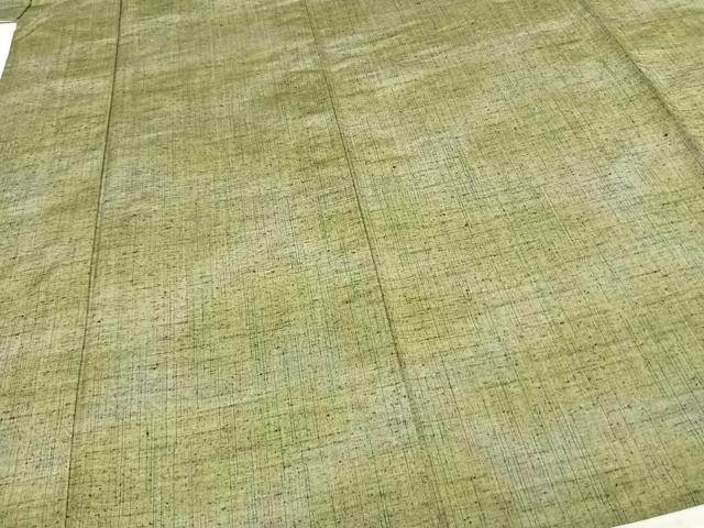 平和屋着物▽上質な紬 単衣 縞 正絹 逸品 AAAZ1720fy