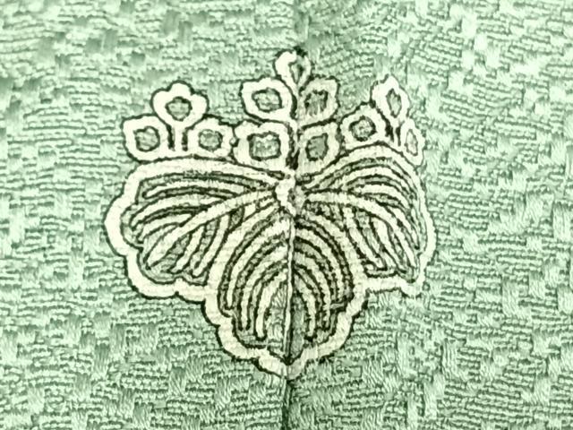 平和屋着物▽京加賀友禅 百貫達雄監修 訪問着 単衣 南天文 正絹 逸品 AAAZ1737fy