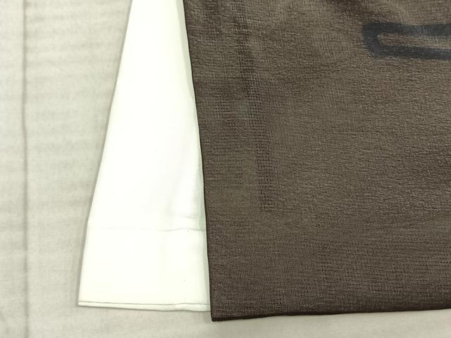 平和屋着物▽訪問着 無双 紗袷 紗×絽 幾何学文 正絹 逸品 AAAZ1738fy