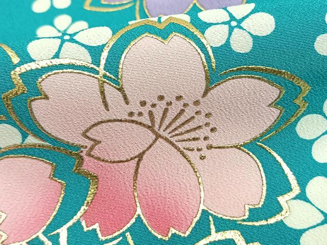 平和屋着物▽訪問着 単衣 舞花文 金彩 正絹 逸品 AAAZ1739fy