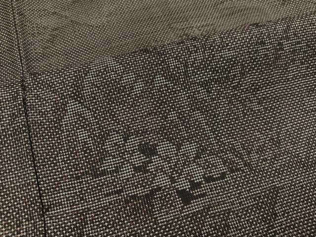 平和屋着物●本場大島紬 カタス7マルキ 草花文 正絹 逸品 AAAZ1834ph