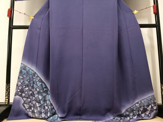 平和屋着物●絞り染色作家 藤井浩 色留袖 絞り 鱗 暈し染め 正絹 逸品 AAAZ1940ph
