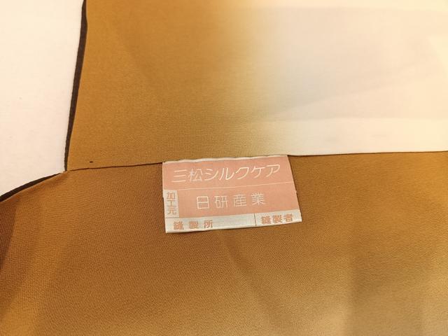 平和屋着物●上質な小紋 簪 櫛 花 金彩 正絹 逸品 AAAZ1971ph