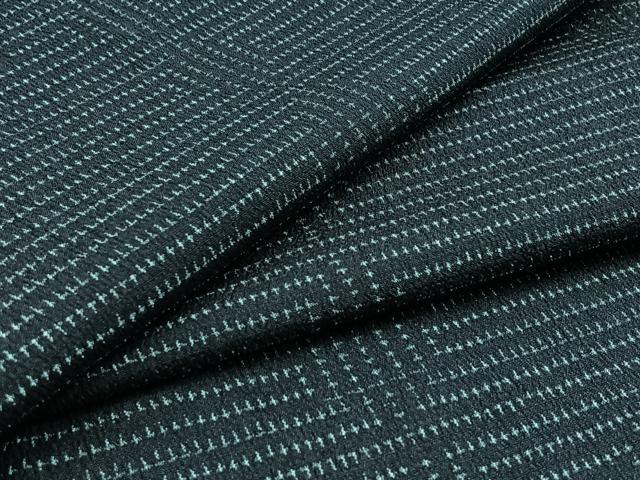 平和屋着物▽本塩沢 単衣 幾何学文様 正絹 逸品 AAAZ2329jh