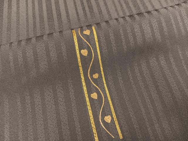 平和屋着物●訪問着 竹屋町刺繍 草花文 金彩 正絹 逸品 AAAZ2394ph