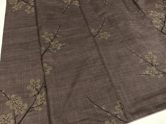 平和屋着物●本場大島紬 一元7マルキ 枝梅文 正絹 逸品 AAAZ2405ph