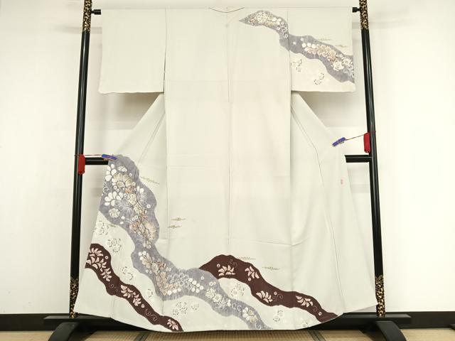 平和屋着物●十日町 名門 滝泰謹製 訪問着 辻が花 絞り 正絹 逸品 AAAZ3170np