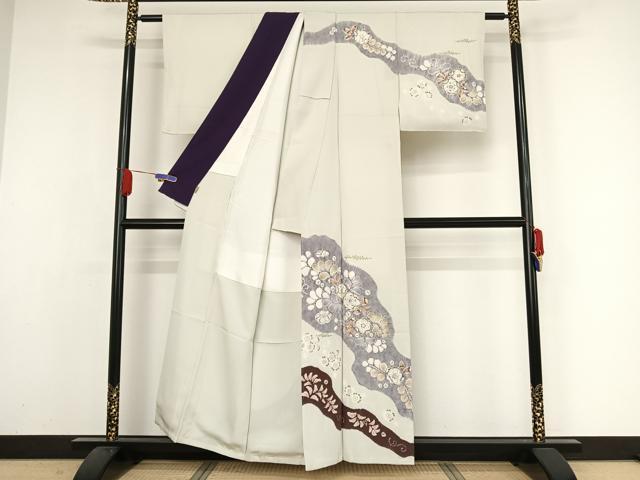平和屋着物●十日町 名門 滝泰謹製 訪問着 辻が花 絞り 正絹 逸品 AAAZ3170np