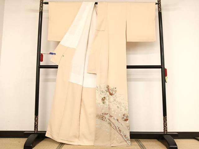 平和屋着物●豪華色留袖 雪輪吉祥文 金彩 正絹 逸品 AAAZ3174np