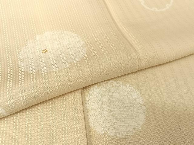平和屋着物●上質な小紋 雪輪 金彩 正絹 逸品 AAAZ3326np