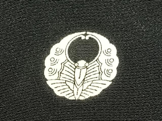 平和屋着物■豪華黒留袖 駒刺繍 扇面草花文 銀糸 金彩 正絹 逸品 AAAZ3639mf