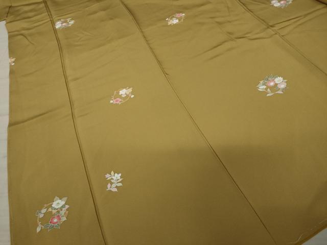 平和屋着物●上質な小紋 花丸文 正絹 逸品 AAAZ3781ck