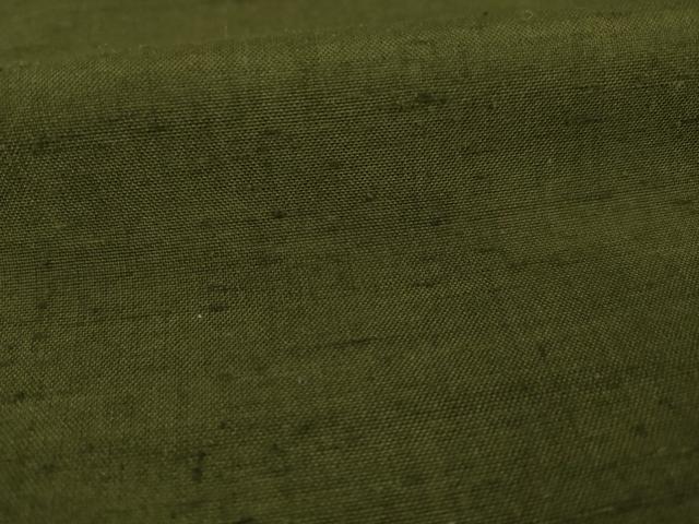 平和屋着物●上質な紬 色無地 藍媚茶色 正絹 逸品 AAAZ3790ck