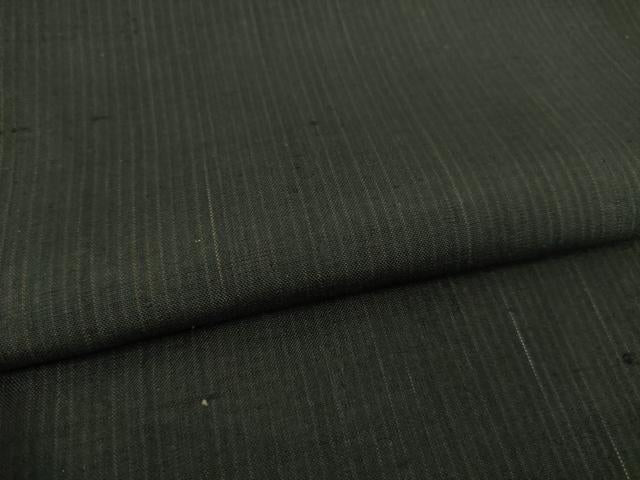 平和屋着物●男性 紬 縞 正絹 逸品 AAAZ3800ck